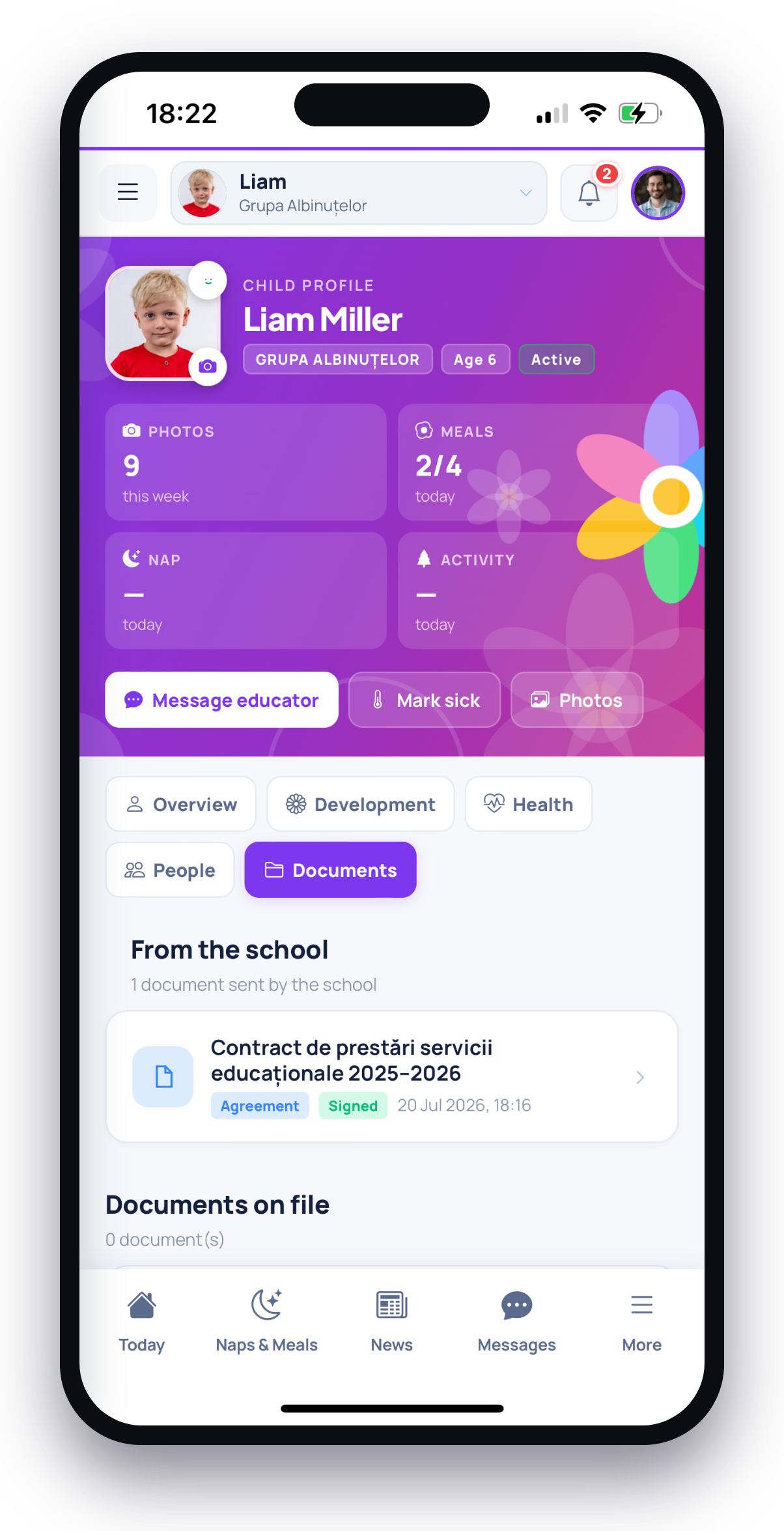 Child documents — EduConnect
